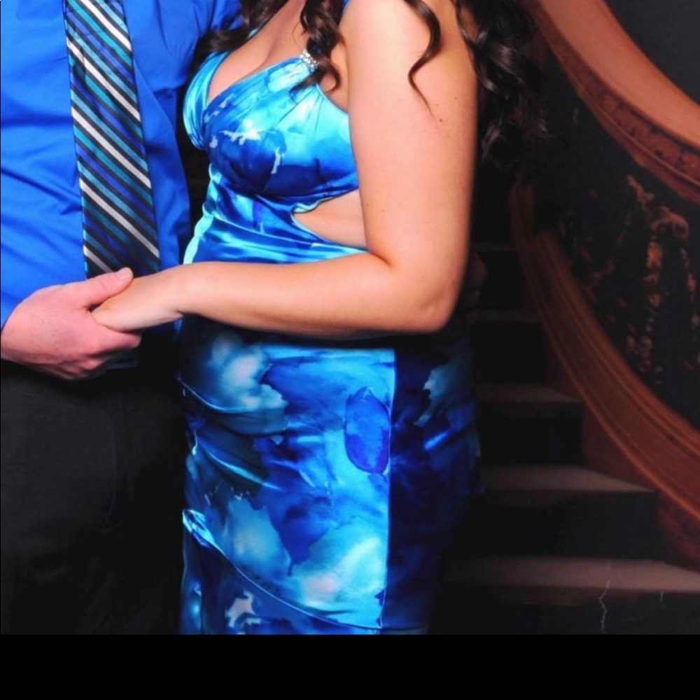Blue formal dress